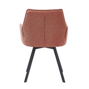 Eetkamerstoel Louise Roze Draaibaar 58 cm-Eetkamerstoelen-Livingfurn