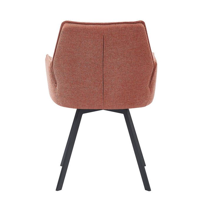 Eetkamerstoel Louise Roze Draaibaar 58 cm-Eetkamerstoelen-Livingfurn