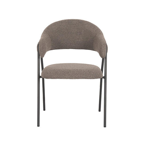 Eetkamerstoel Lowen Bruin Boucle 58x60x84 cm-Eetkamerstoelen-LABEL51