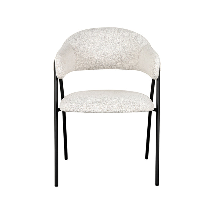 Eetkamerstoel Lowen - Champagne - Boucle-Eetkamerstoelen-LABEL51