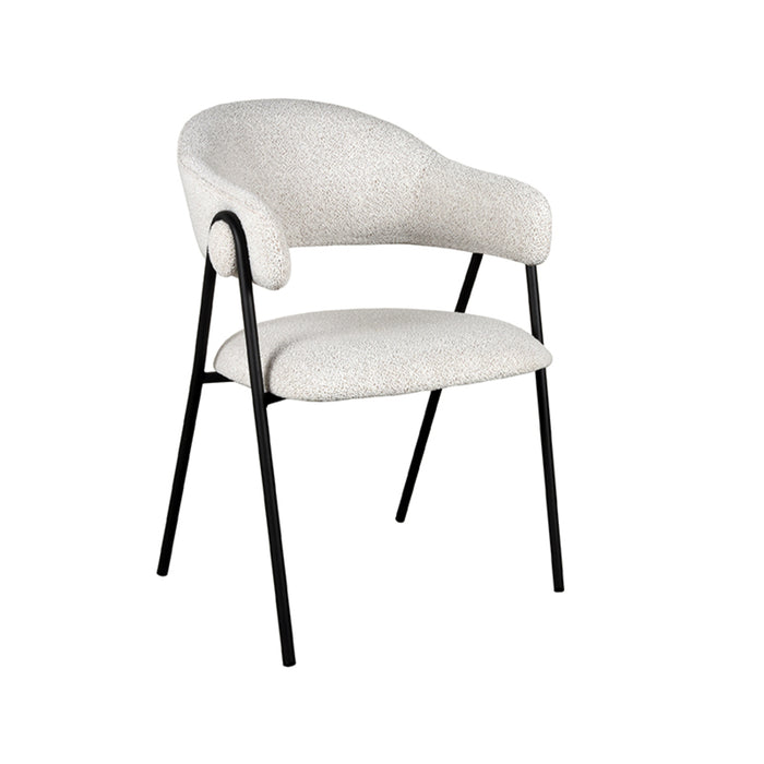 Eetkamerstoel Lowen - Champagne - Boucle-Eetkamerstoelen-LABEL51