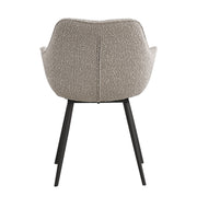 Eetkamerstoel Luca Bouclé Beige 59 cm-Eetkamerstoelen-Livingfurn