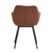 Eetkamerstoel Luca Bouclé Bruin 59 cm-Eetkamerstoelen-Livingfurn