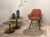 Eetkamerstoel Luca Bouclé Bruin 59 cm-Eetkamerstoelen-Livingfurn