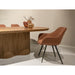 Eetkamerstoel Luca Bouclé Bruin 59 cm-Eetkamerstoelen-Livingfurn