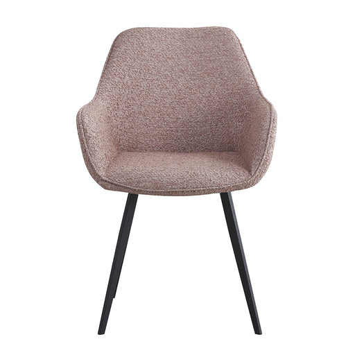 Eetkamerstoel Luca Bouclé Vintage Roze 59 cm-Eetkamerstoelen-Livingfurn