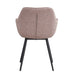 Eetkamerstoel Luca Bouclé Vintage Roze 59 cm-Eetkamerstoelen-Livingfurn