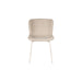 Eetkamerstoel Marion Off Polyester Wit 60x50 cm