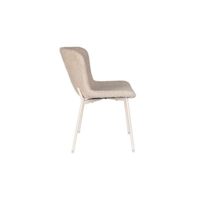 Eetkamerstoel Marion Off Polyester Wit 60x50 cm-Eetkamerstoelen-Creating Home