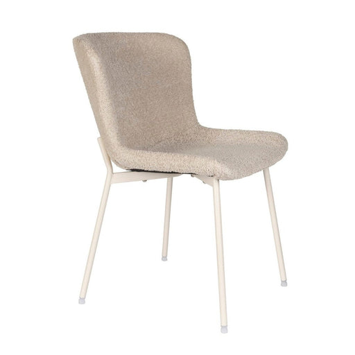 Eetkamerstoel Marion Off Polyester Wit 60x50 cm-Fauteuils-Creating Home