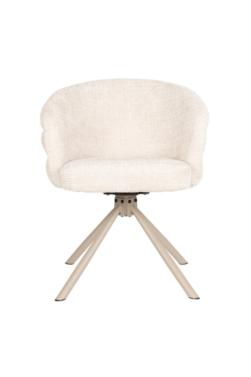 Eetkamerstoel Marjolein Polyester Beige – productaanzicht