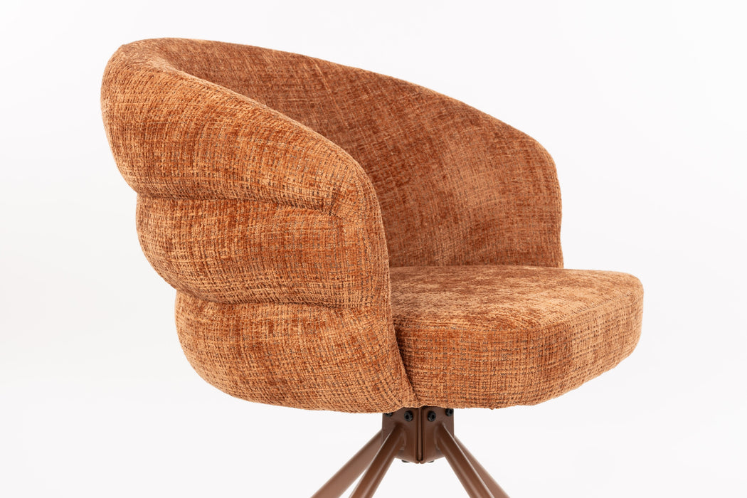Eetkamerstoel Marjolein Polyester Rood – detail 2