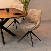 Eetkamerstoel Marlow Hunter Elite Draaibaar 48x63x86 cm-Eetkamerstoelen-LABEL51