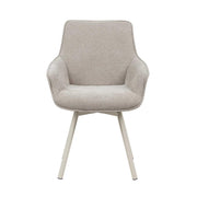 Eetkamerstoel Mees Taupe 57x62.5x86.5 cm-Eetkamerstoelen-Starfurn