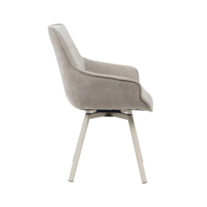 Eetkamerstoel Mees Taupe 57x62.5x86.5 cm-Eetkamerstoelen-Starfurn