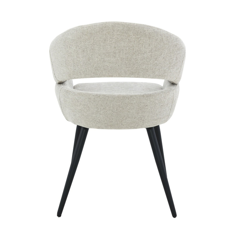 Eetkamerstoel Megan Beige 58 cm 58x62x85 cm-Eetkamerstoelen-Livingfurn
