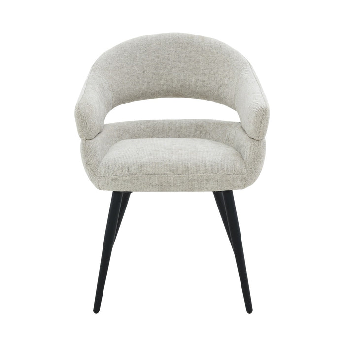 Eetkamerstoel Megan Beige 58 cm 58x62x85 cm-Eetkamerstoelen-Livingfurn
