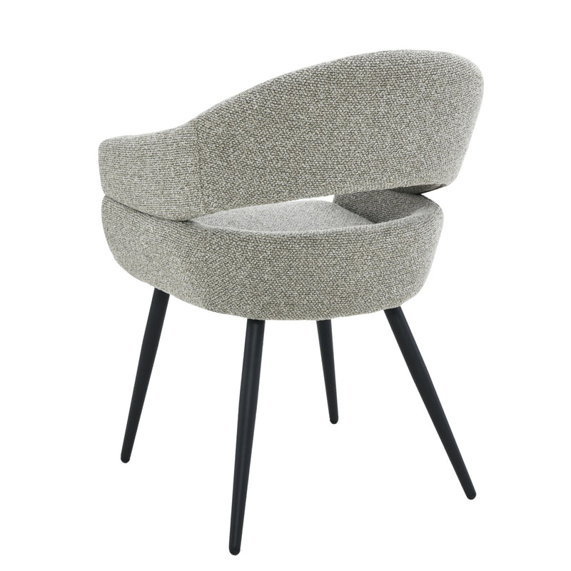 Eetkamerstoel Megan Taupe 58 cm 58x62x85 cm-Eetkamerstoelen-Livingfurn