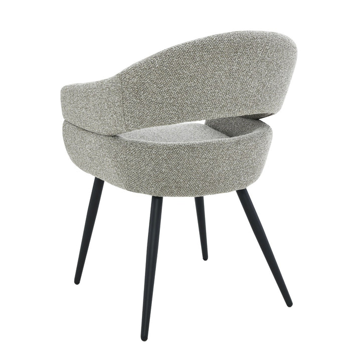 Eetkamerstoel Megan Taupe 58 cm 58x62x85 cm-Eetkamerstoelen-Livingfurn