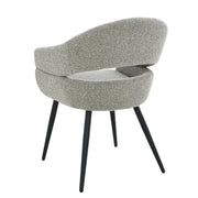 Eetkamerstoel Megan Taupe 58 cm 58x62x85 cm-Eetkamerstoelen-Livingfurn