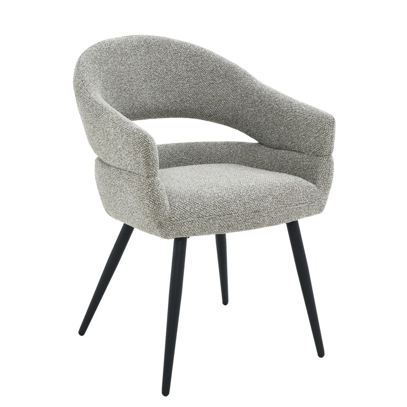 Eetkamerstoel Megan Taupe 58 cm 58x62x85 cm-Eetkamerstoelen-Livingfurn