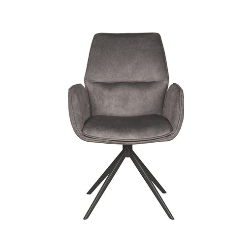 Eetkamerstoel Mellow - Antraciet - Cosmo - Draaibaar-Eetkamerstoelen-LABEL51