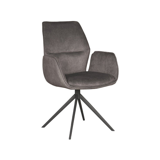 Eetkamerstoel Mellow - Antraciet - Cosmo - Draaibaar-Eetkamerstoelen-LABEL51