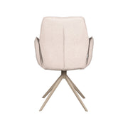 Eetkamerstoel Mellow Naturel Boucle #2 Draaibaar 58x63x92 cm-Eetkamerstoelen-LABEL51