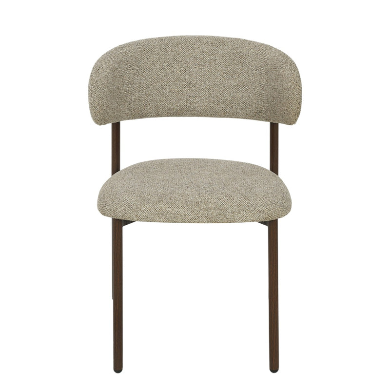 Eetkamerstoel Micah Beige 54 cm 54.5x58x78 cm-Eetkamerstoelen-Livingfurn