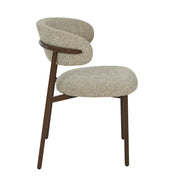 Eetkamerstoel Micah Beige 54 cm 54.5x58x78 cm-Eetkamerstoelen-Livingfurn