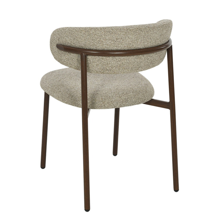 Eetkamerstoel Micah Beige 54 cm 54.5x58x78 cm-Eetkamerstoelen-Livingfurn