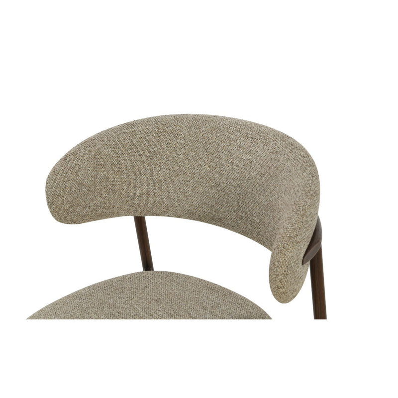 Eetkamerstoel Micah Beige 54 cm 54.5x58x78 cm-Eetkamerstoelen-Livingfurn