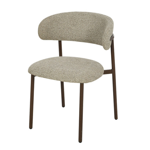 Eetkamerstoel Micah Beige 54 cm 54.5x58x78 cm-Eetkamerstoelen-Livingfurn