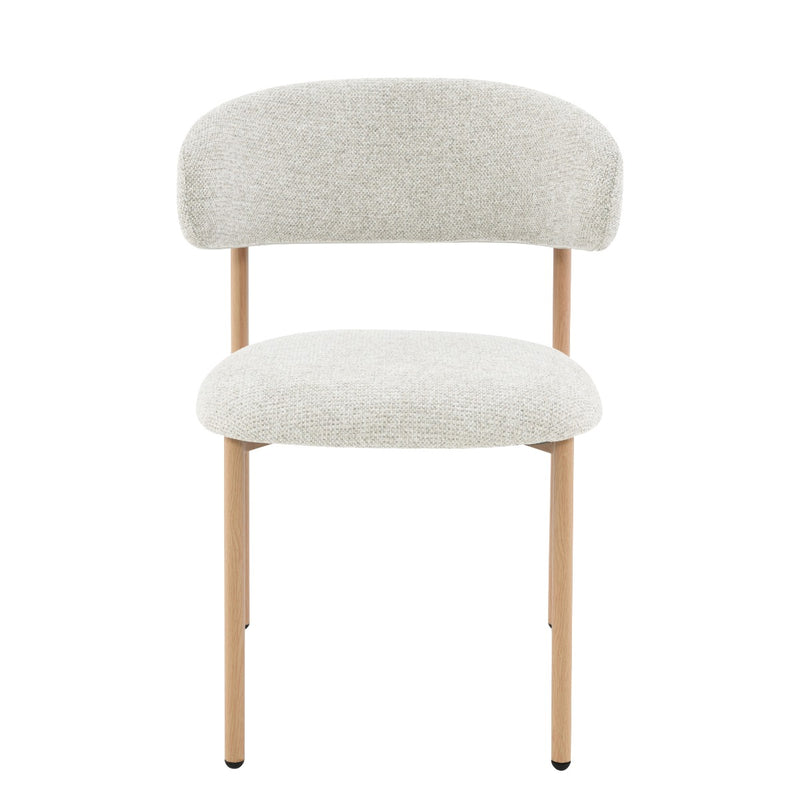 Eetkamerstoel Micah Hush Eiken 54 cm 54.4x58x78 cm-Eetkamerstoelen-Livingfurn