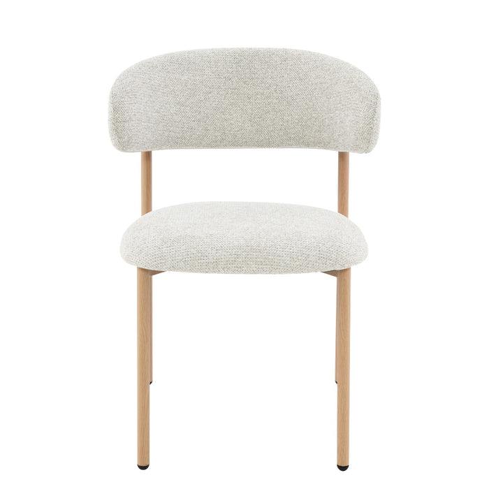 Eetkamerstoel Micah Hush Eiken 54 cm 54.4x58x78 cm-Eetkamerstoelen-Livingfurn