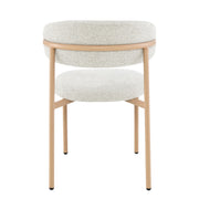 Eetkamerstoel Micah Hush Eiken 54 cm 54.4x58x78 cm-Eetkamerstoelen-Livingfurn