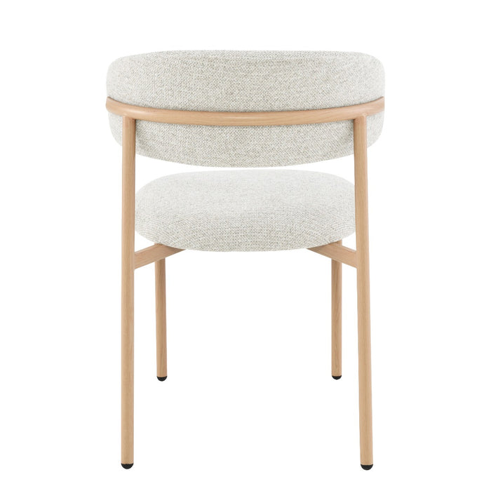 Eetkamerstoel Micah Hush Eiken 54 cm 54.4x58x78 cm-Eetkamerstoelen-Livingfurn