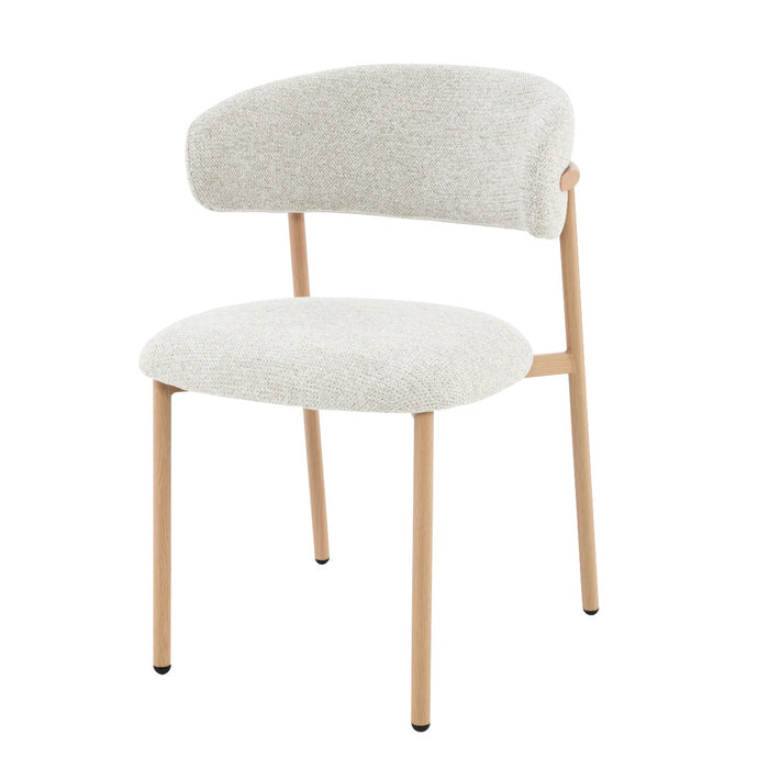 Eetkamerstoel Micah Hush Eiken 54 cm 54.4x58x78 cm-Eetkamerstoelen-Livingfurn