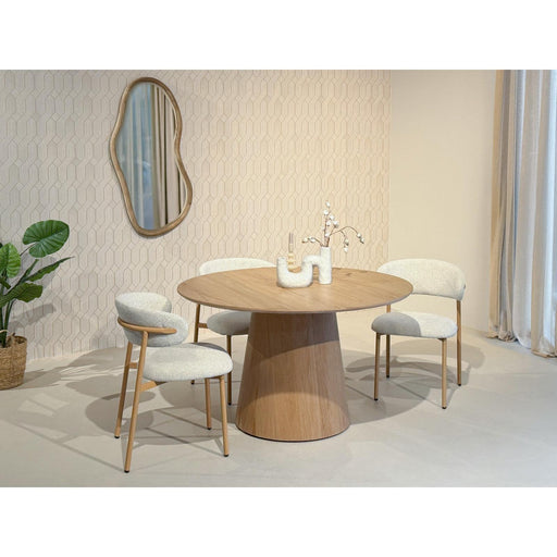 Eetkamerstoel Micah Hush Eiken 54 cm-Eetkamerstoelen-Livingfurn
