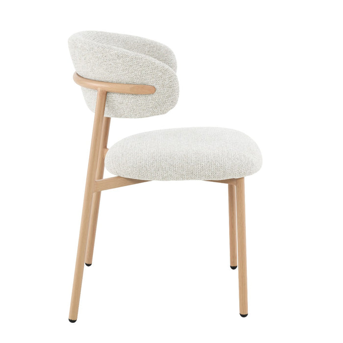 Eetkamerstoel Micah Hush Eiken 54 cm-Eetkamerstoelen-Livingfurn