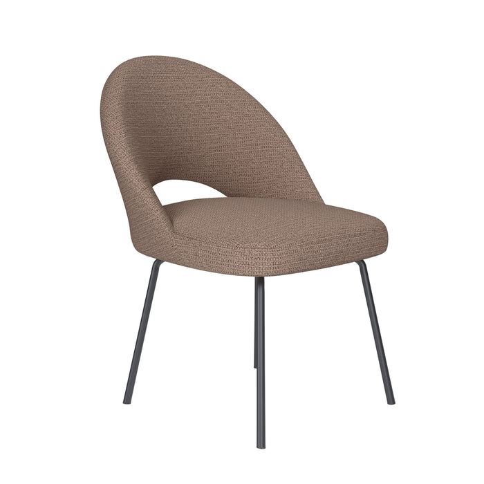 Eetkamerstoel Mick Polyester Taupe – hoofdfoto