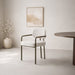 Eetkamerstoel Milan Beige 55 cm 55x53.5x80.5 cm-Eetkamerstoelen-Livingfurn