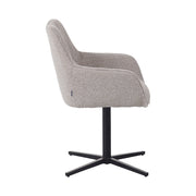 Eetkamerstoel Mira Naturel Royal Boucle One size 58x62x85 cm-Eetkamerstoelen-LABEL51