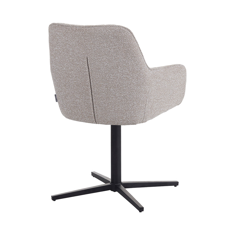 Eetkamerstoel Mira Naturel Royal Boucle One size 58x62x85 cm-Eetkamerstoelen-LABEL51