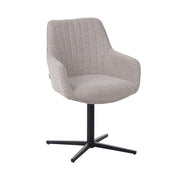 Eetkamerstoel Mira Naturel Royal Boucle One size 58x62x85 cm-Eetkamerstoelen-LABEL51