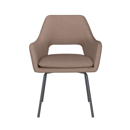 Eetkamerstoel Mos Polyester Taupe – productaanzicht