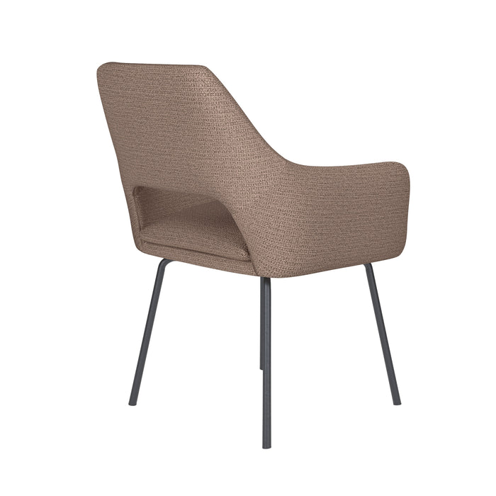 Eetkamerstoel Mos Polyester Taupe – productaanzicht 3