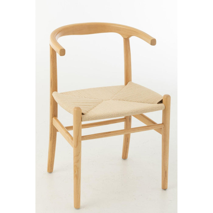Eetkamerstoel Naturel Beech hout 56 cm-Eetkamerstoelen-J-Line