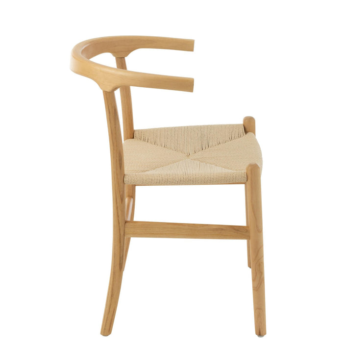 Eetkamerstoel Naturel Beech hout 56 cm-Eetkamerstoelen-J-Line