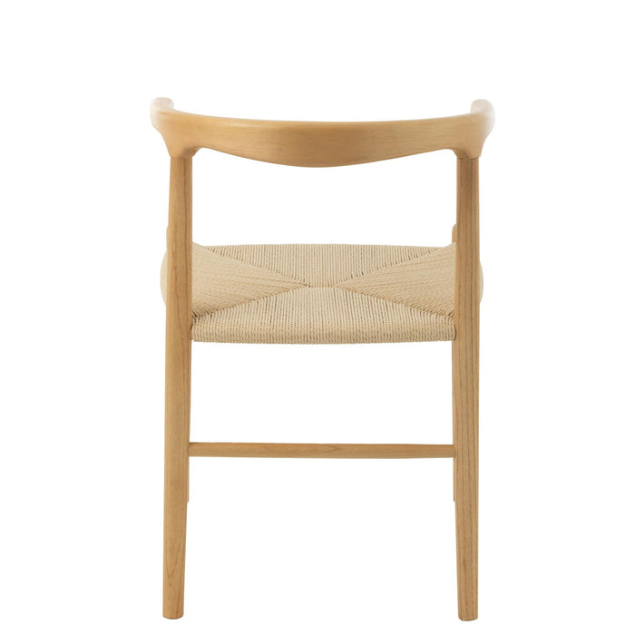 Eetkamerstoel Naturel Beech hout 56 cm-Eetkamerstoelen-J-Line